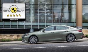 Lexus ES mới là một trong những chiếc xe an toàn nhất từng được Euro NCAP thử nghiệm