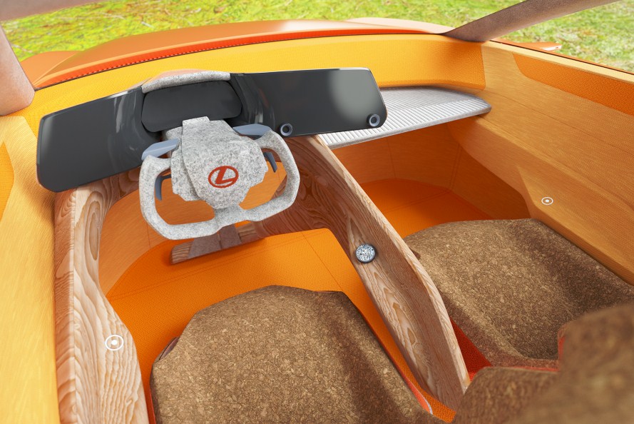 Nội thất ảo cho mẫu concept Lexus LF-Z Electrified tuyệt đẹp