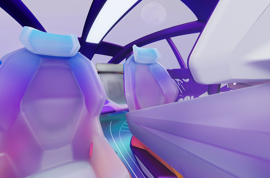 Nội thất ảo cho mẫu concept Lexus LF-Z Electrified tuyệt đẹp