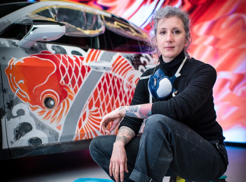 Lễ hội nghệ nhân Xe Lexus có hình xăm ra mắt công chúng (1)