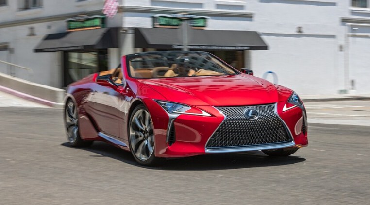 Lexus LC500 Convertible 2021 Thử nghiệm đầu tiên